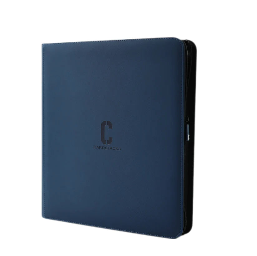 12-Pocket Binder Blauw