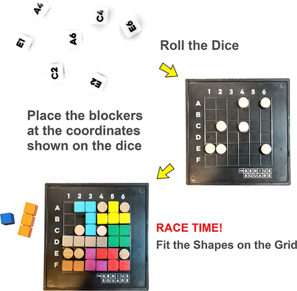 Smart games Genius square