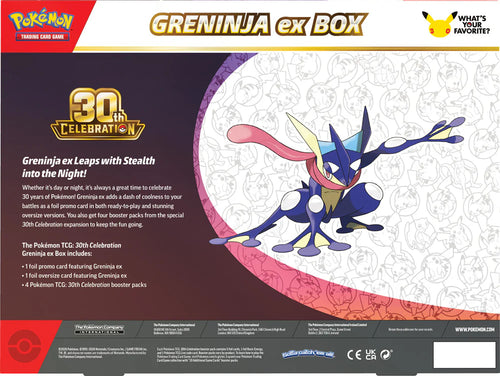 30th celebration greninja ex box