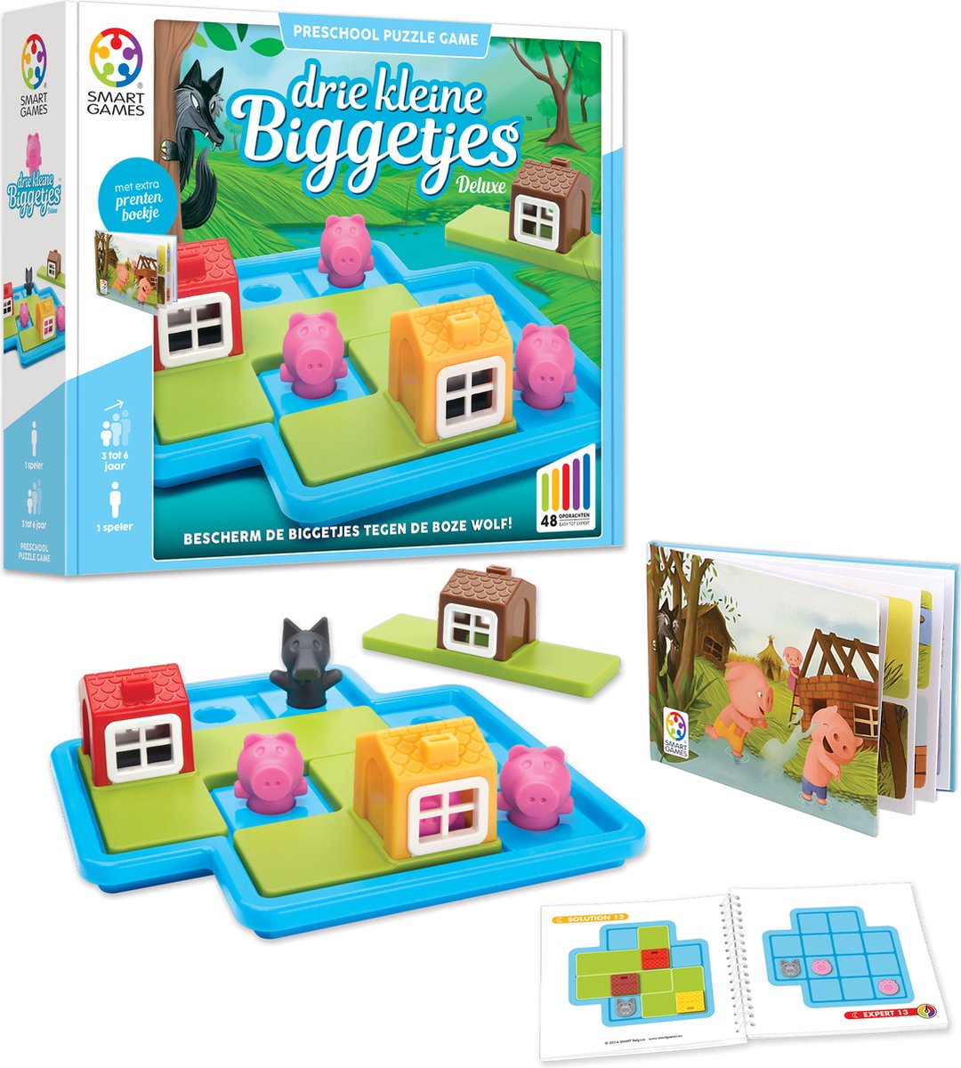 Smart games Drie kleine biggetjes deluxe
