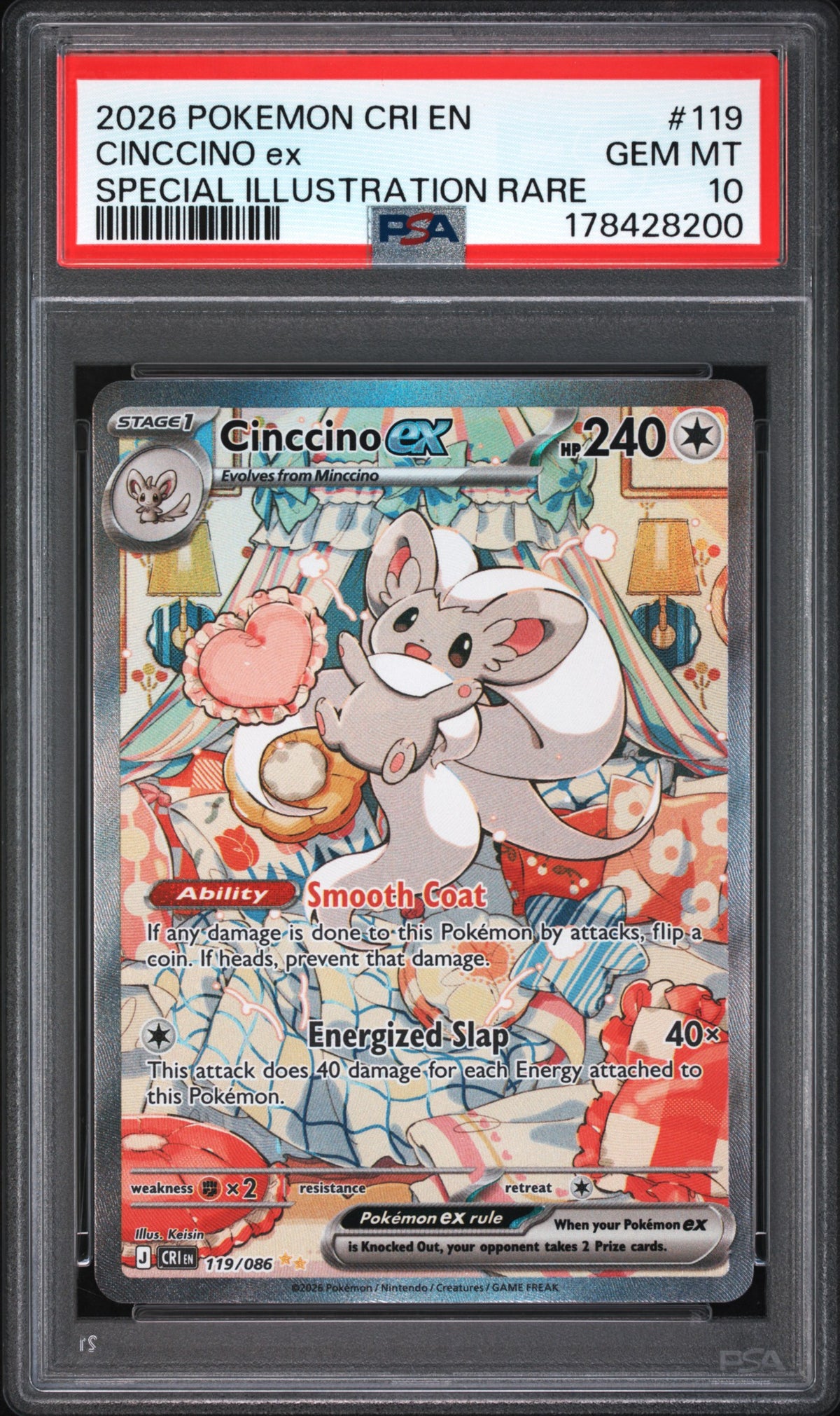 Cinccino #119 PSA 10