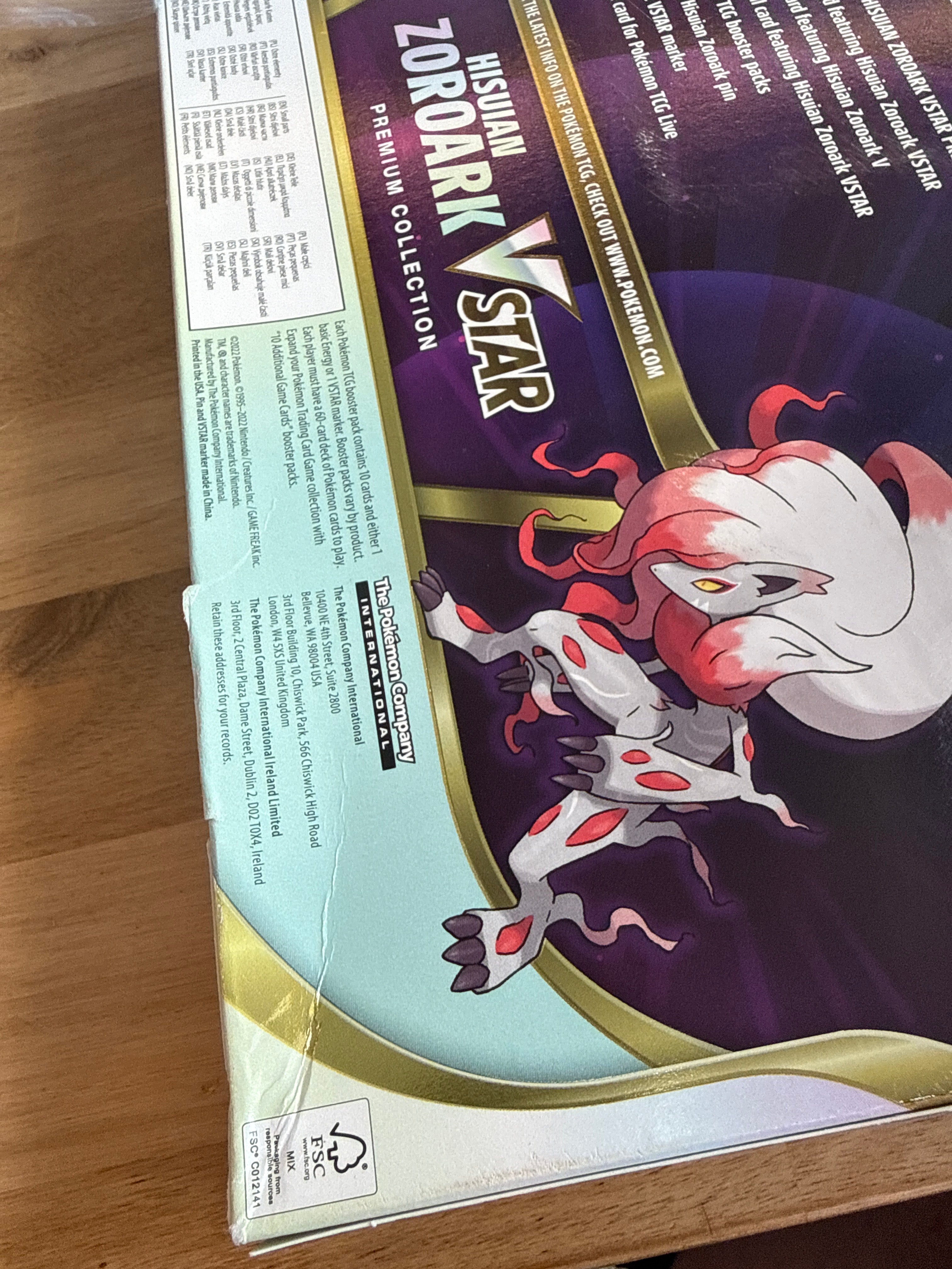 Hisuian Zoroark VSTAR Premium Collection