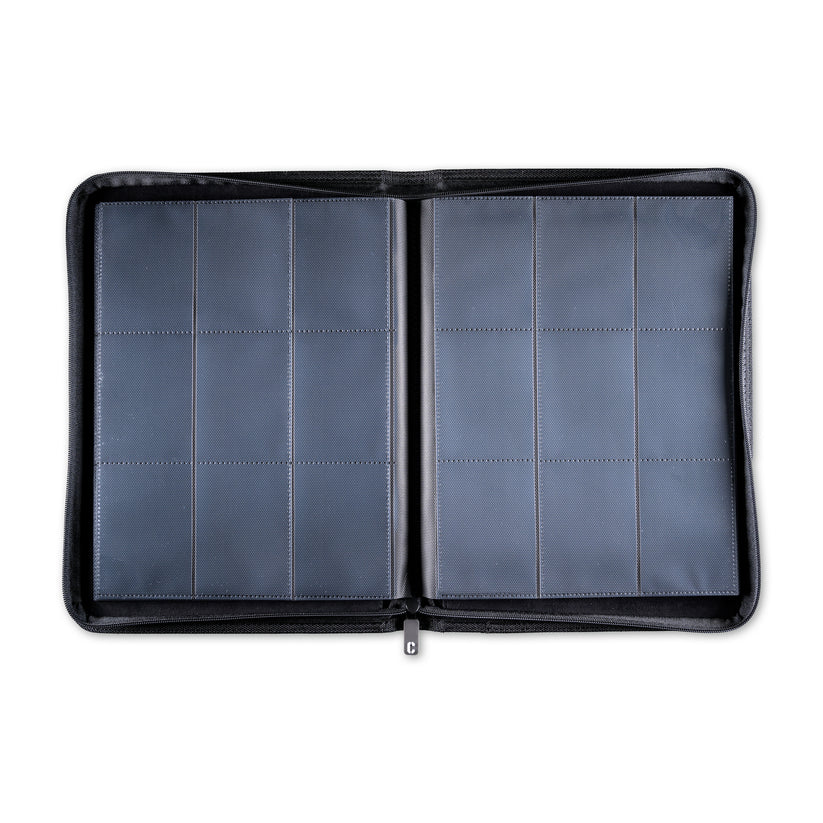 9-Pocket Binder Zwart