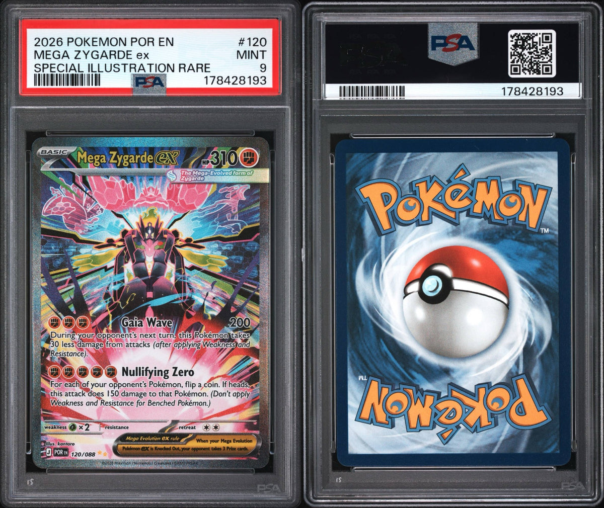 Mega zygarde #120 PSA 9