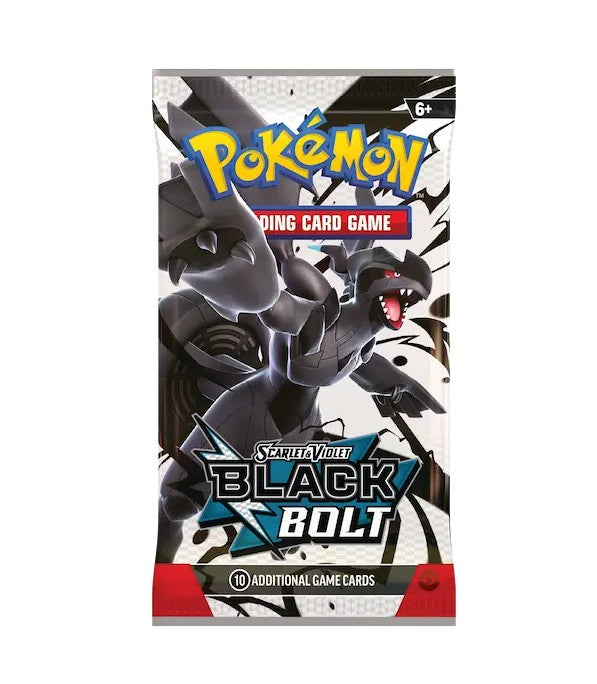 Pokémon Scarlet & Violet - Black Bolt - 10 kaarten per pakje