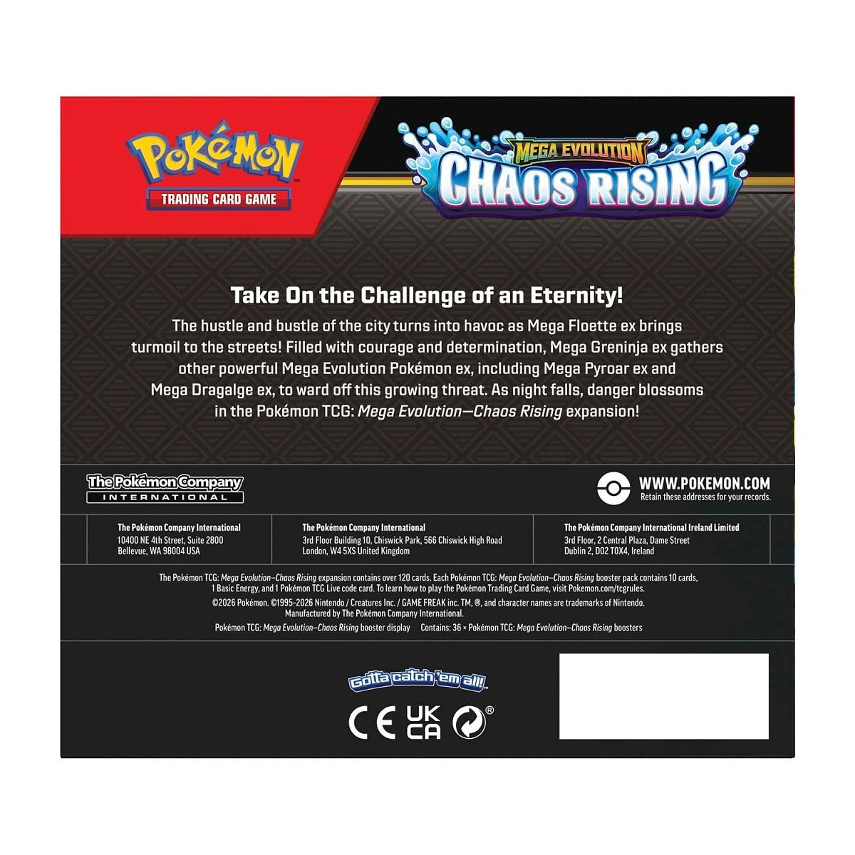 Pokémon TCG: Mega Evolution – Chaos Rising Booster Box