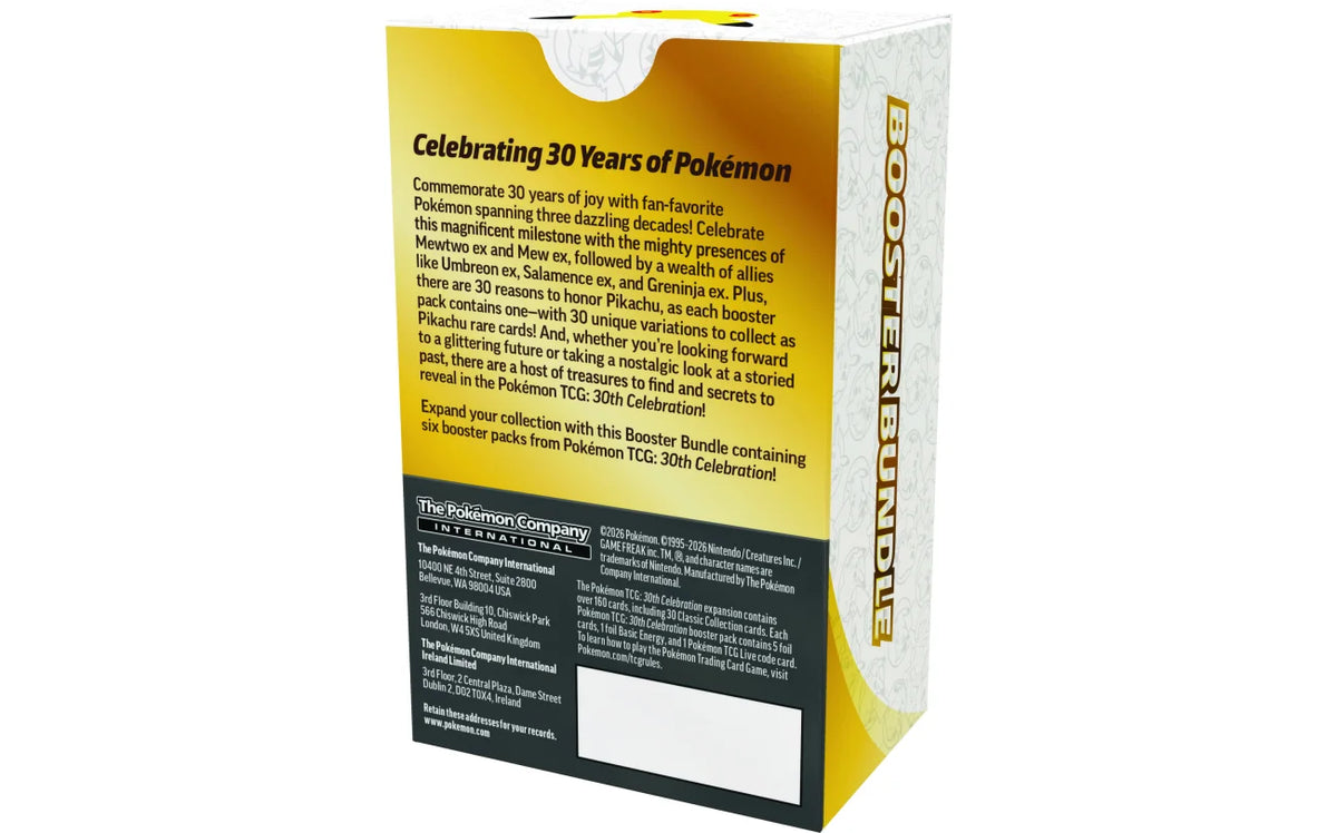 30th celebration Booster bundle