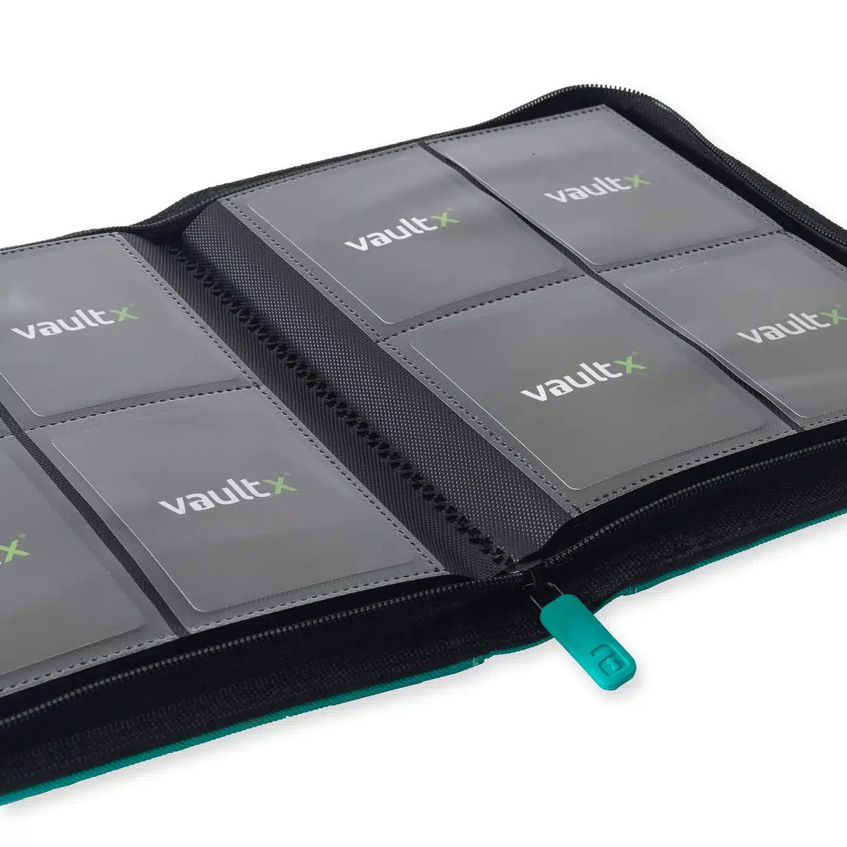 Vault X - 4-Pocket Exo-Tec Zip Binder - Ocean Blue