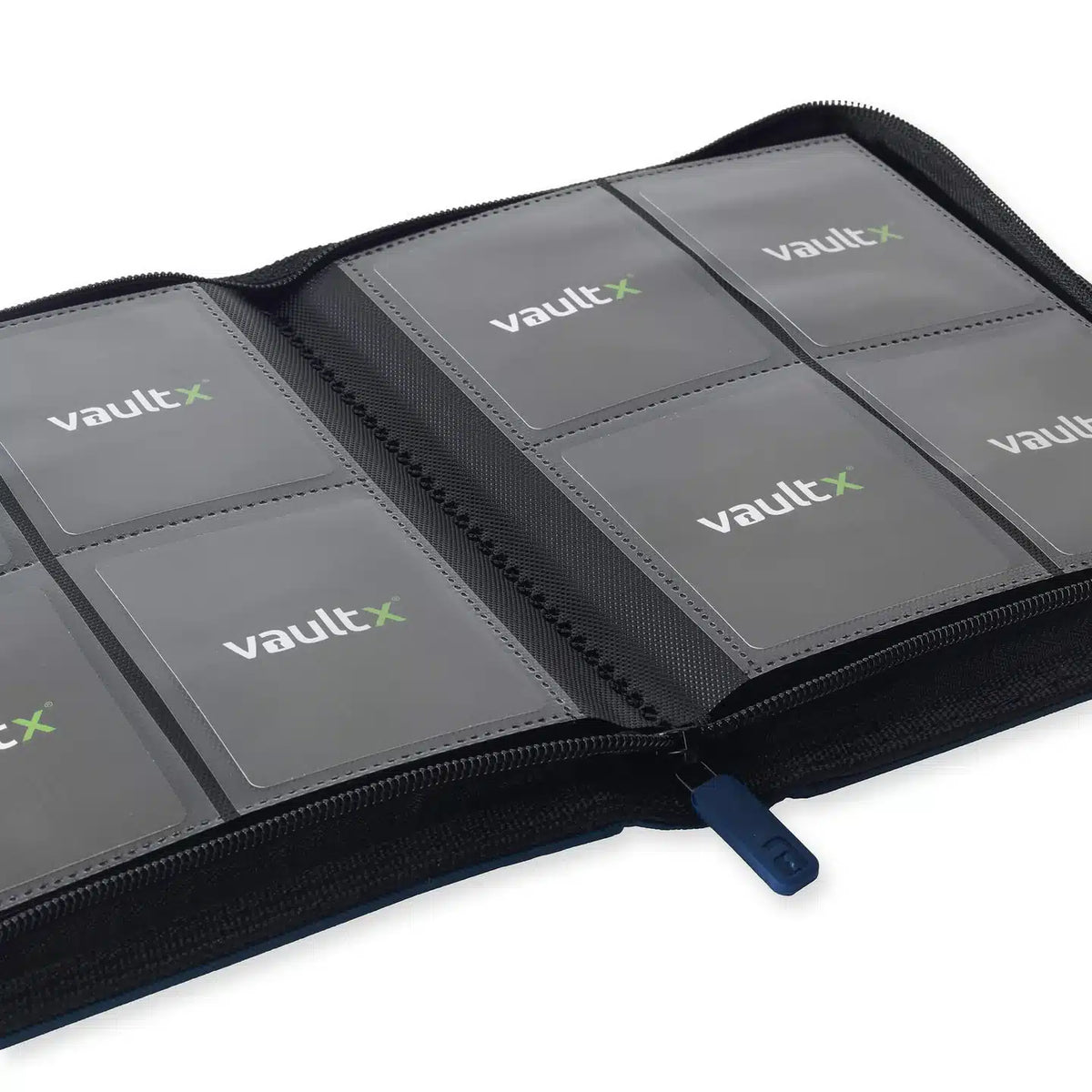 Vault X - 4-Pocket Exo-Tec Zip Binder - Royal Blue