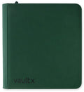 Vault X - 12-Pocket Exo-Tec Zip Binder - Forest Green
