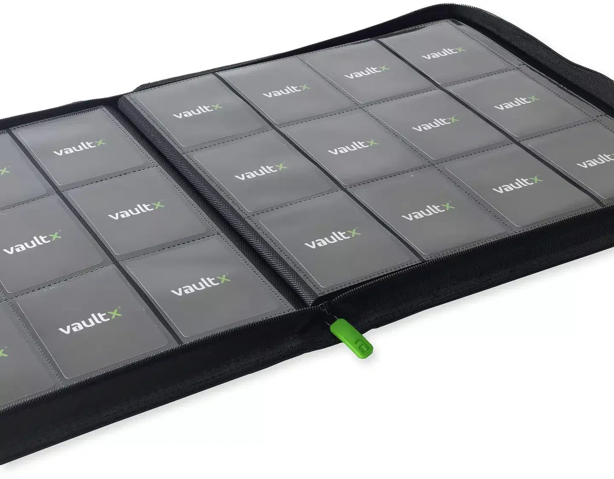 Vault X - 12-Pocket Exo-Tec Zip Binder - Signature Black