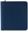 Vault X - 12-Pocket Exo-Tec Zip Binder - Royal Blue