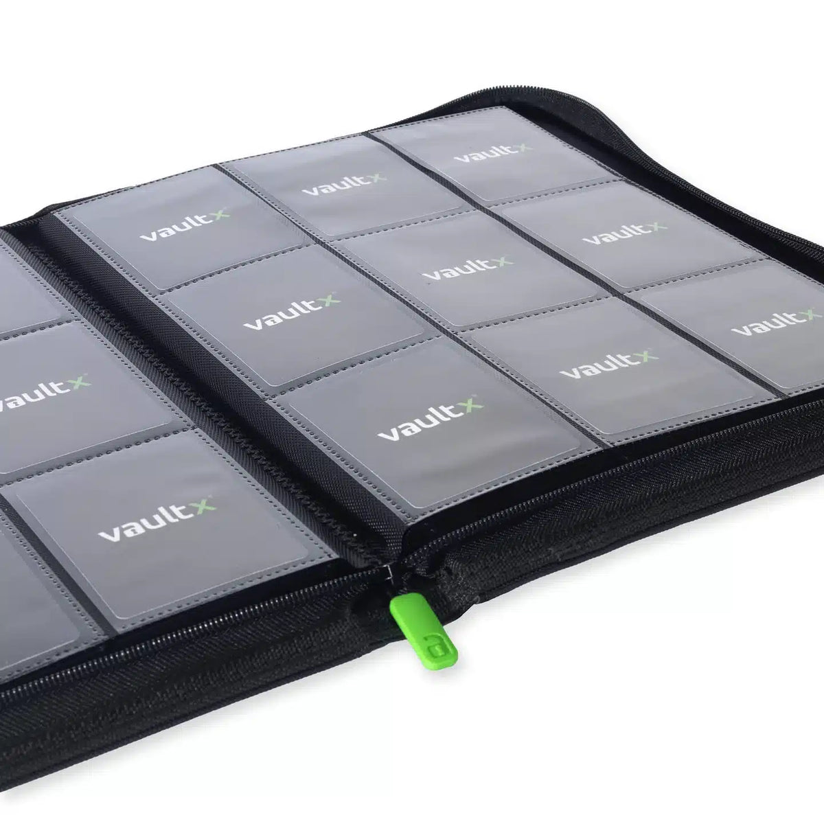 Vault X - 9-Pocket Exo-Tec®- Zip Binder - Signature Black