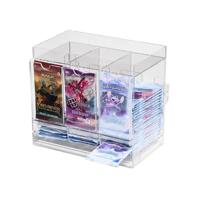 The Acrylic Box - 3-Slot Pack Dispenser | Acryl Dispenser