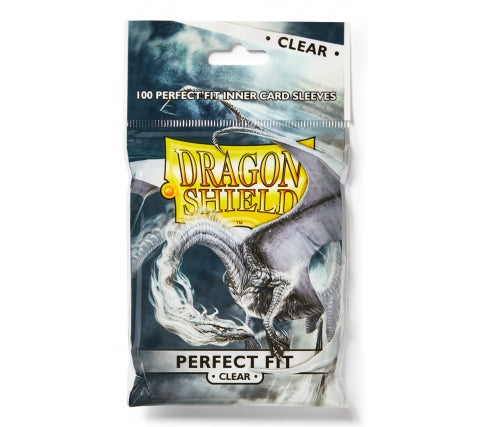Dragon Shield - Standard Perfect Fit Sleeves - Clear/Clear (100 Sleeves)