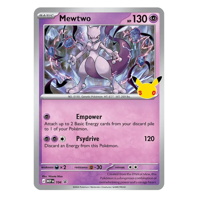 30th celebration Mewtwo Figure collection