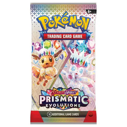 Pokémon Prismatic Evolutions Booster Pack - 10 kaarten per pakje