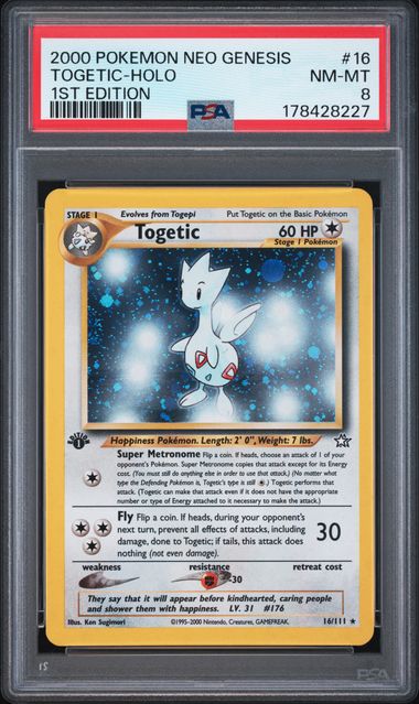Togetic 1st edition #16 PSA 8