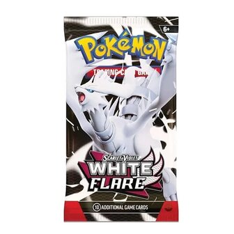 Pokémon Scarlet & Violet - white Flare - 10 kaarten per pakje