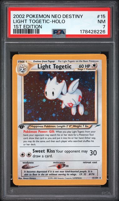 Light togetic 1st edition #15 PSA 7