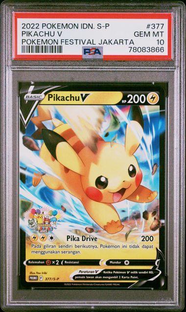 Pikachu #377 PSA 10